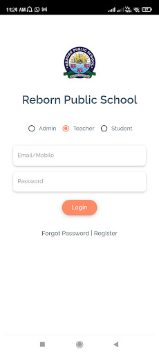 Android application REBORN PUBLIC SCHOOL screenshort