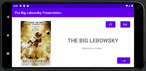 The Big Lebowsky Pristatymas Screen 2