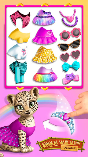 Jungle Animal Hair Salon - Styling Game for Kids 4.0.10018 screenshots 1