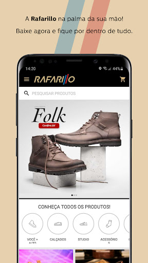 Android application Rafarillo Calçados screenshort