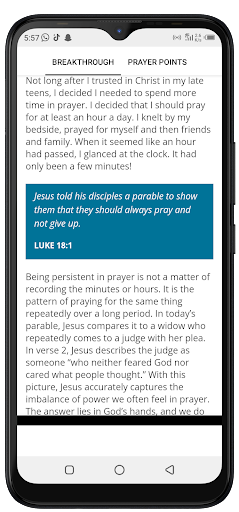 Daily prayer Screen 2