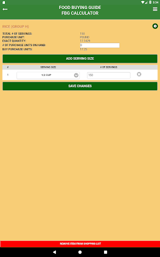 Food Buying Guide for CNP