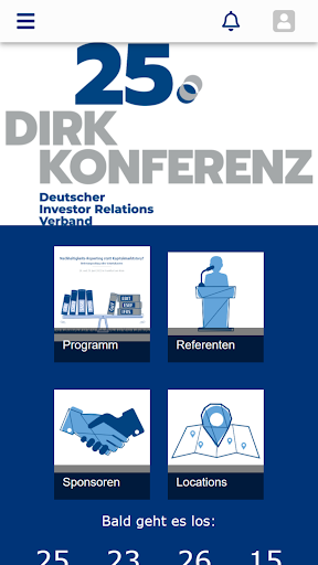 Android application DIRK-Konferenz-App 2022 screenshort