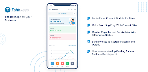 Android application Zahir Apps : Invoice & Finance screenshort