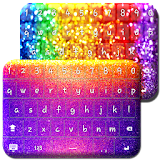 Glowing Glitter Keyboard Theme 2017 HD icon