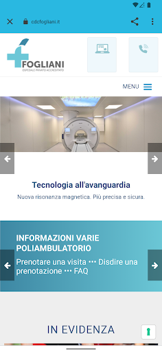 Casa di cura Prof. Fogliani Screen 3