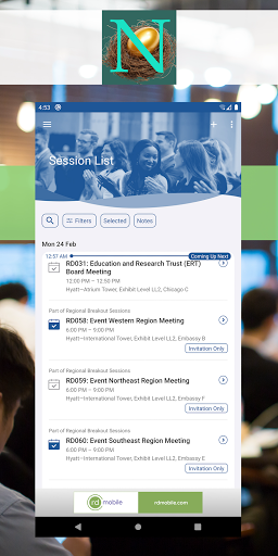 Android application NEST NCCPAP Event & Symp Tool screenshort