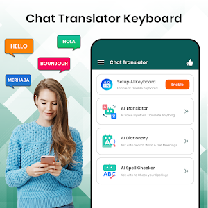 AI Chat translator Keyboard Unknown