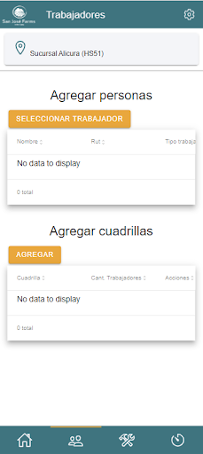 Android application Agrolabores screenshort