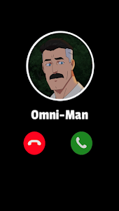 Omni man fake call & chat