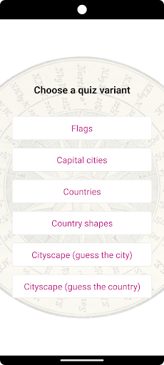Eneas Country Quiz Screen 2