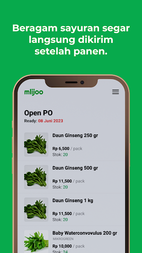 Android application Mlijoo screenshort