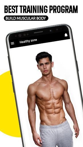 Android application Healthy zone screenshort