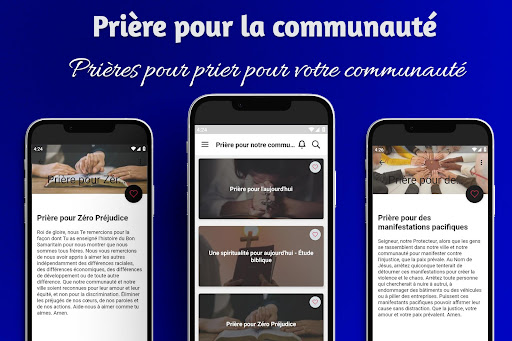 Android application Prière pour notre communauté screenshort