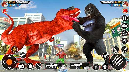 Screenshot 2 Ataque ciudad gorila enojado android