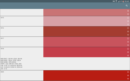 Color detector RAL and PANTONE