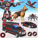 App herunterladen Ambulance Dog Robot Car Game Installieren Sie Neueste APK Downloader