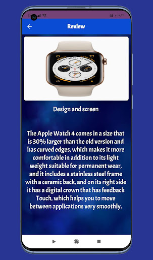 Android application apple watch series 4 guide screenshort