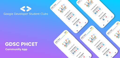 Android application GDSC PHCET screenshort