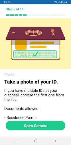 Android application Victoria ID screenshort