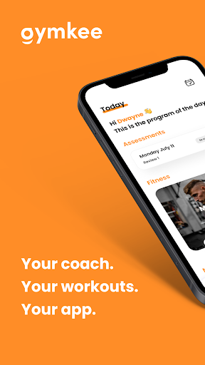Android application Gymkee screenshort