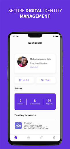 Android application Trustur screenshort