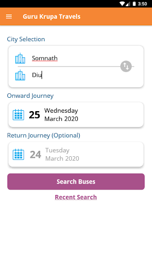 Guru Krupa Travels Screen 2