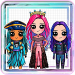 Cover Image of Download How To Draw Descendants 2.2 APK