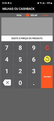 Milhas ou Cashback Screen 3