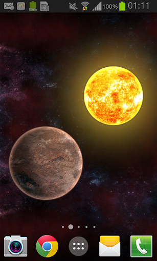 Planets in universe LWP key Screen 2