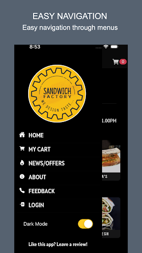 Sandwich Factory Screen 2
