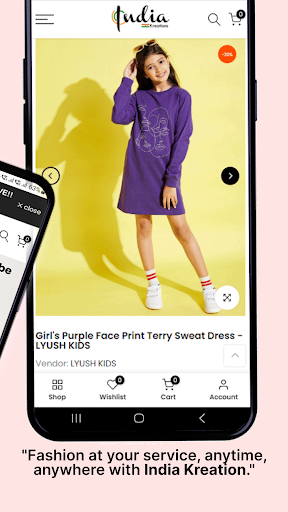 India Kreations – Shopping App Screen 3