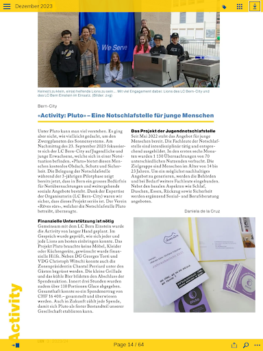 LION Magazine Switzerland Screen 3