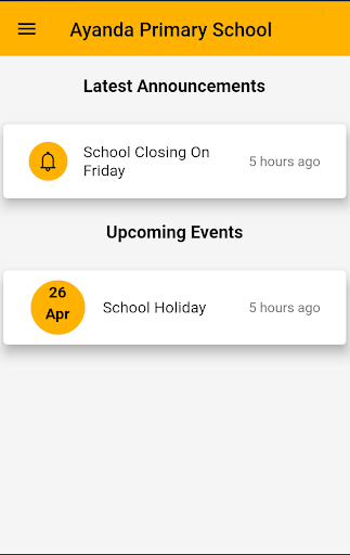 Anteprima dell'app