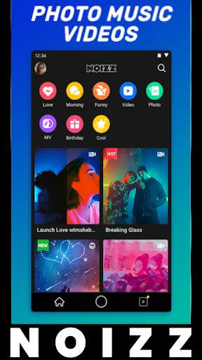 Noizz - Lyrical.ly Video Status Maker with song