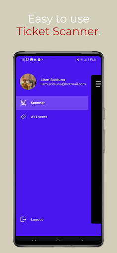 Android application Fomo - Ticket Scanner screenshort