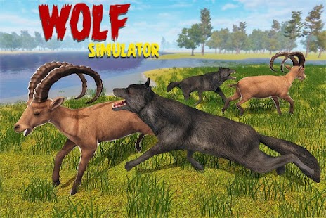 Wolf Simulator: Wild Animal Attack Game Screenshot