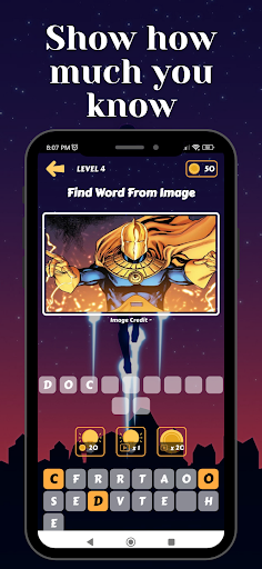 Guess The Superhero Game Screen 3