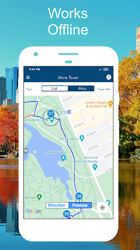 Screenshot of Central Park NYC Audio Tour