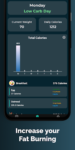 Screenshot of Carb Cycling Counter・Carbner