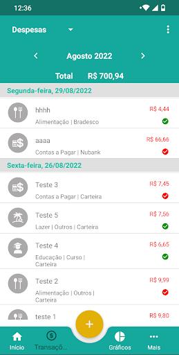 Finanças Pessoais Screen 3