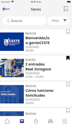 genteCESTE Screen 3