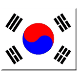 Korea national anthem & flag icon