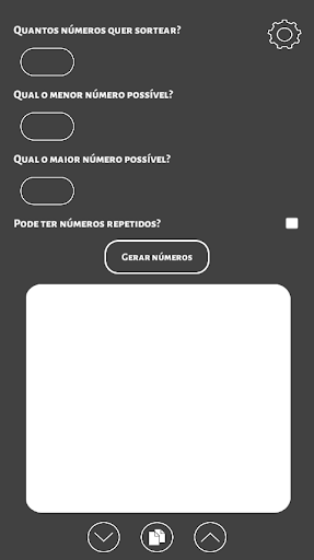Android application Lucky Random Numbers screenshort