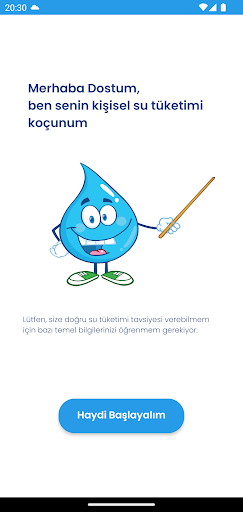 Android application Water Reminder screenshort