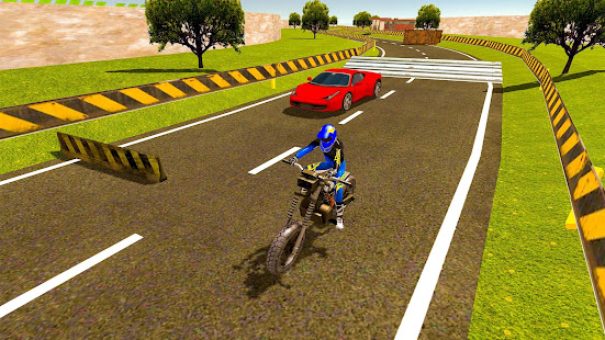 Sports Car vs Motor Bike Racing: Extreme Tracks 3D 1.8 APK screenshots 2