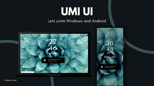 Android application UMI UI - Windows, KLWP/KWGT screenshort