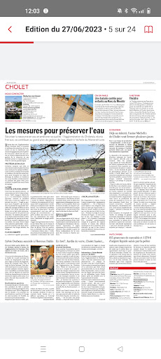 Le Courrier de lOuest Journal Screen 2