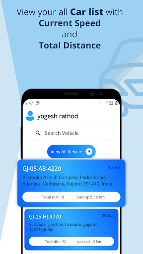 WingsTrack: Location Tracking Screen 2