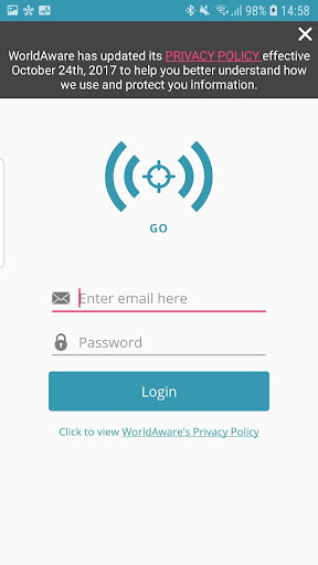 Android application Critical Trac™ Go screenshort